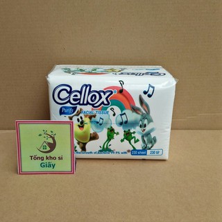 Giấy rút lụa 230 tờ Cellox (Bịch trắng)