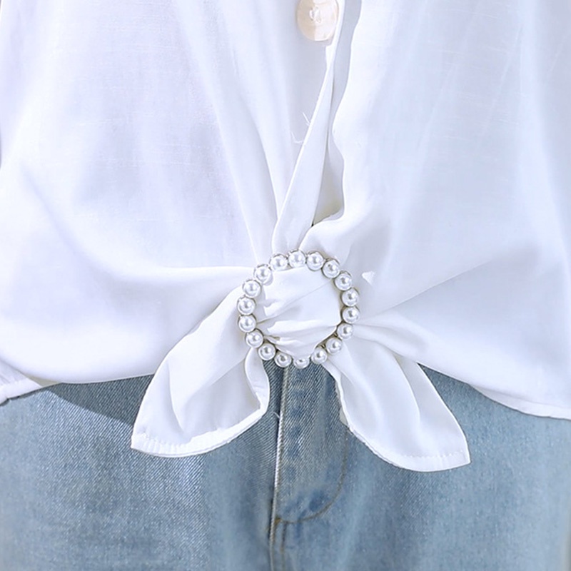 Nút Áo Đính Đá Và Ngọc Trai Thời Trang Cho Nữ