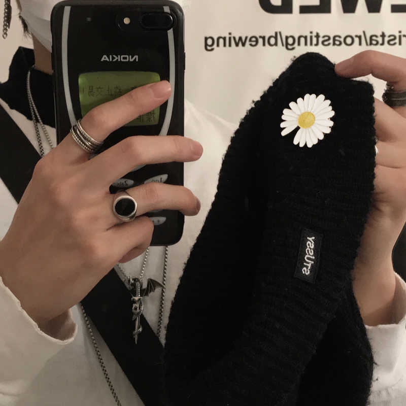 Ghim Cài Áo Kim Loại Hình Hoa Cúc Nhỏ Phong Cách Harajuku Hàn Quốc 22163 Cho Nam Nữ