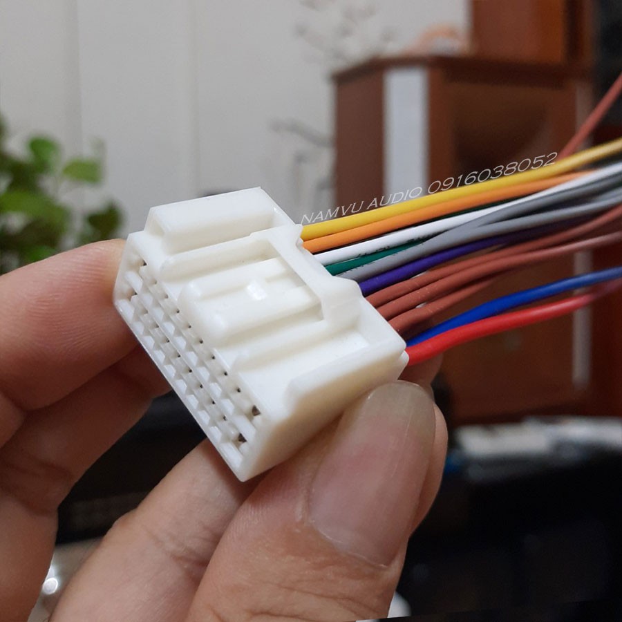 Dây cáp 20PIN - Jack kết nối Loa và Nguồn cho CD ô tô Mitsubishi