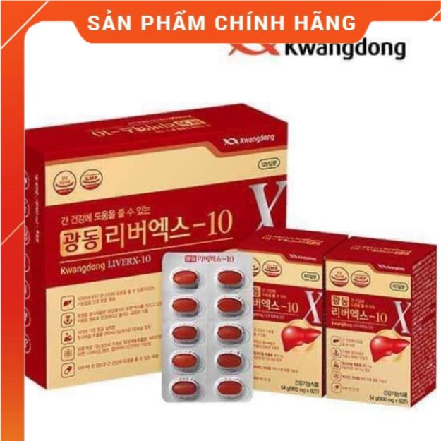 Bổ gan Kwangdong LiverX10 hộp 120 viên Hàn Quốc HÀNG NỘI ĐỊA HÀN QUỐC NHẬP KHẢU 100%