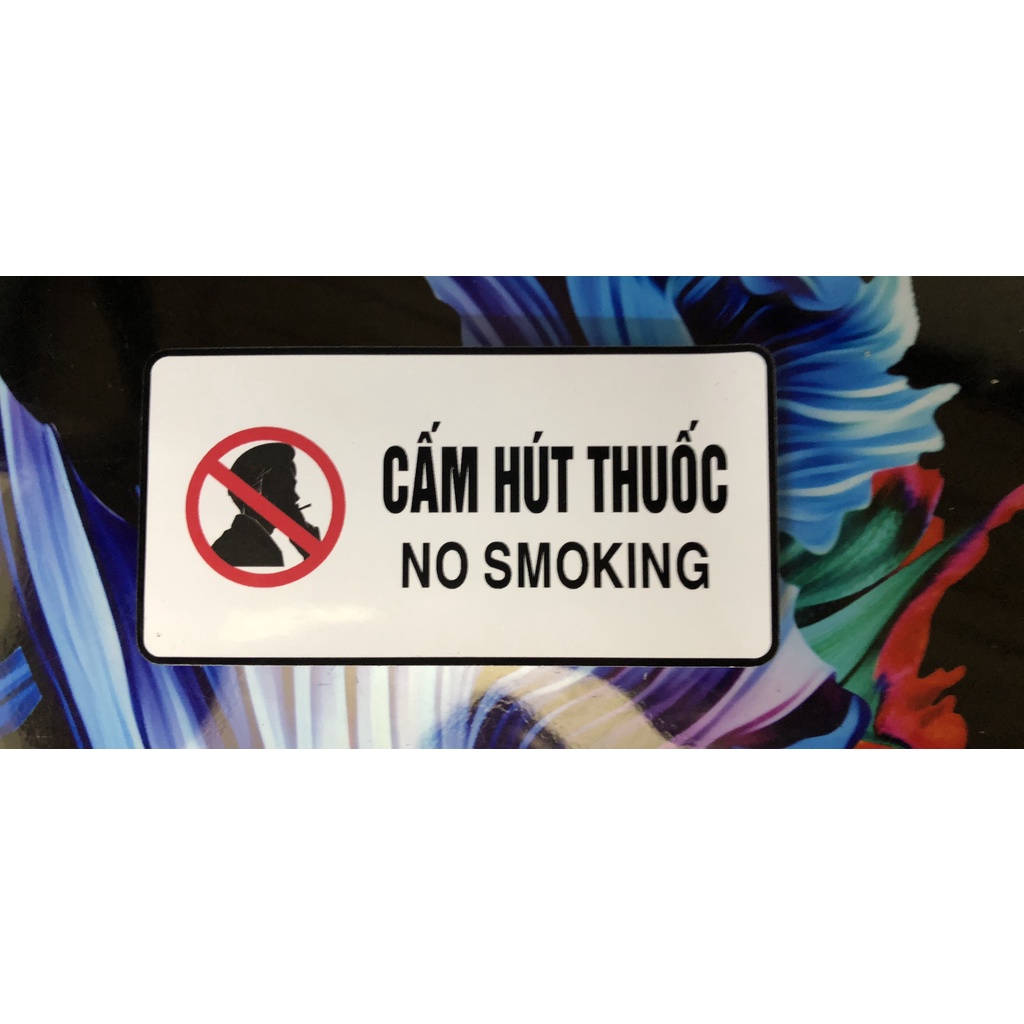 Nhãn dán không hút thuốc