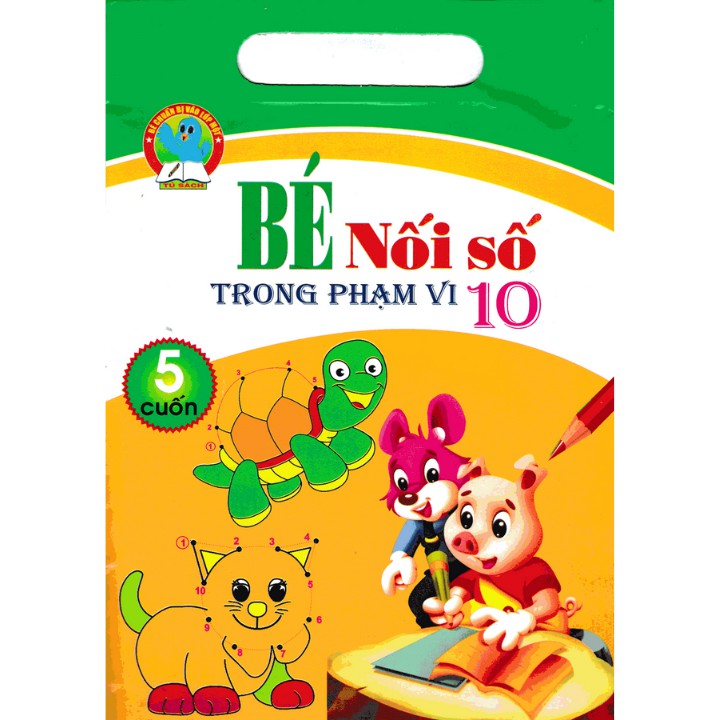 Sách - Bộ túi bé nối số trong phạm vi 10 (5 cuốn)