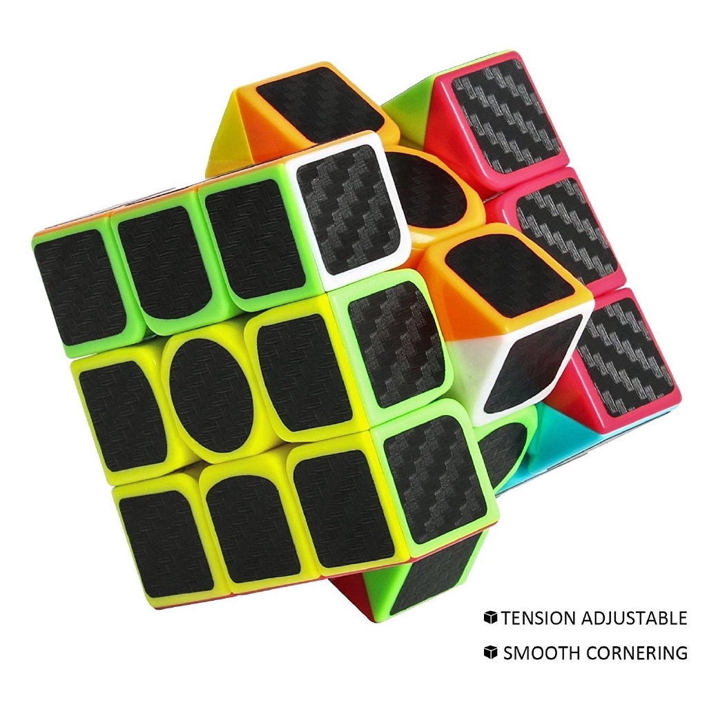 Khối Rubik 3x3 X 3 Bằng Sợi Carbon
