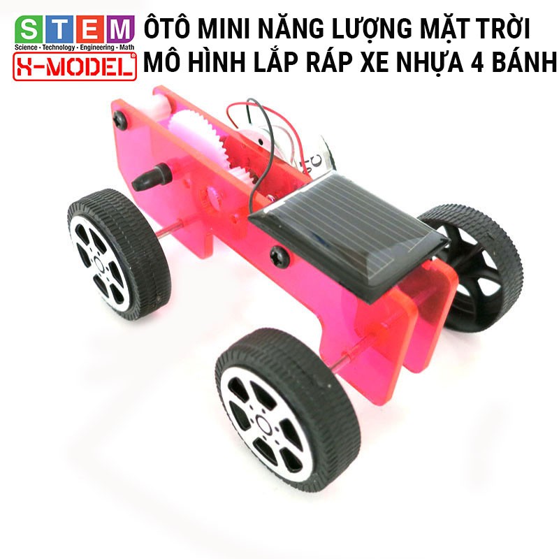 Đồ chơi  sáng tạo STEM Ôtô mini nhựa năng lượng mặt trời X-MODEL , Đồ chơi trẻ em DIY [Do it You] |Giáo dục STEM, STEAM