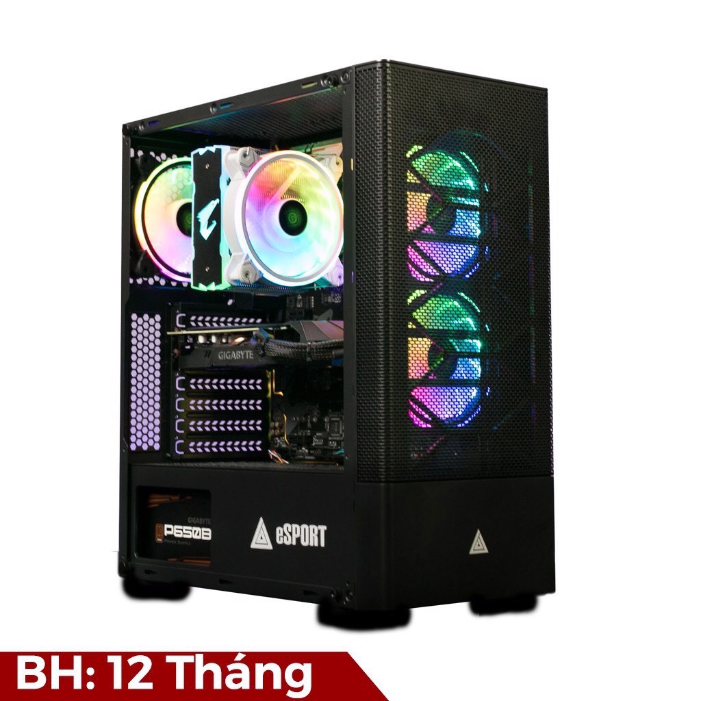 Vỏ Máy Tính Gaming Mặt Lưới VSP B86P (PINK,WHITE,BLACK)- Hàng Chính Hãng - 2T_PC