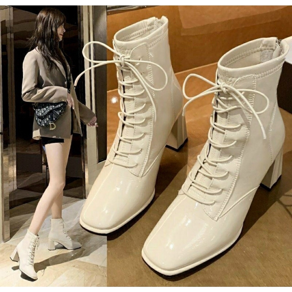 FREESHIP MÃ 9061 HOT BỐT NỮ BUỘC DÂY GÓT TRỤ CAO 7P SANG CHẢNH