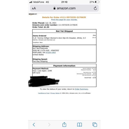 Giày tommy hifiger nữ bill chính chủ