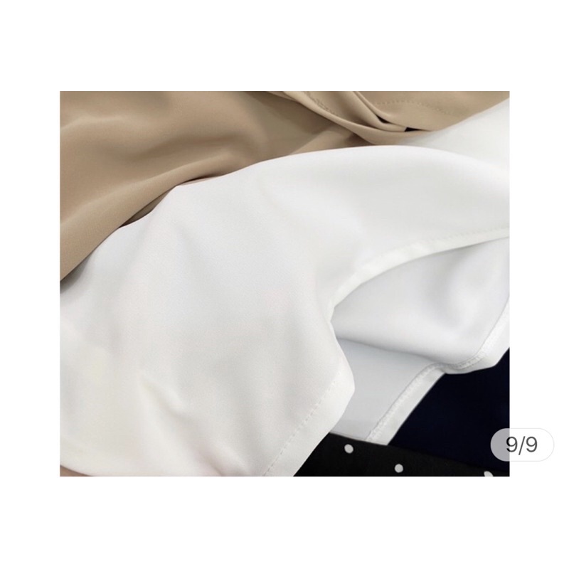 Chân Váy Lụa Trắng Mavie