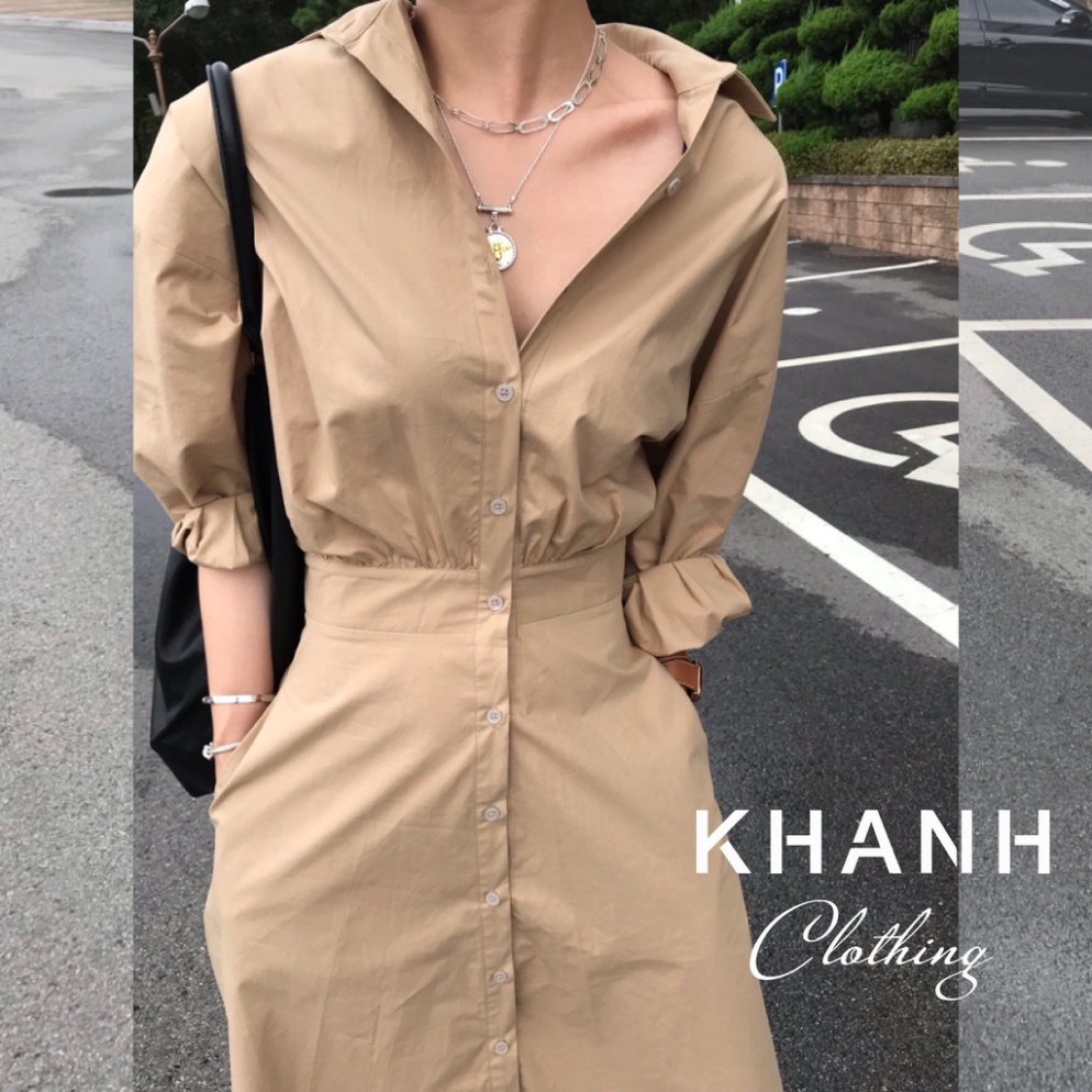 Váy nữ thiết kế style Hàn Quốc sang chảnh chiết eo | BigBuy360 - bigbuy360.vn