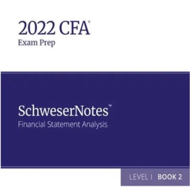 CFA Schweser Notes 2022 Level 1 + tặng kèm 1 QuickSheet