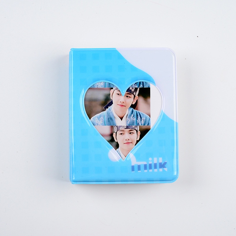 Album ảnh 6x9 đựng được 36 ảnh bìa trái tim album Kpop mini cầm tay Hàn Quốc