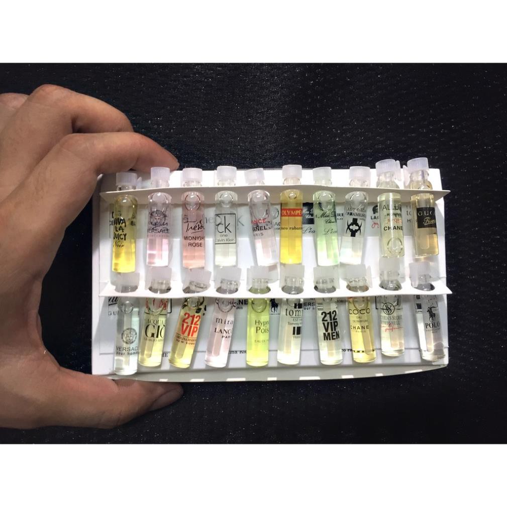 BỘ NƯỚC HOA TEST 20 MÙI MINI | BigBuy360 - bigbuy360.vn