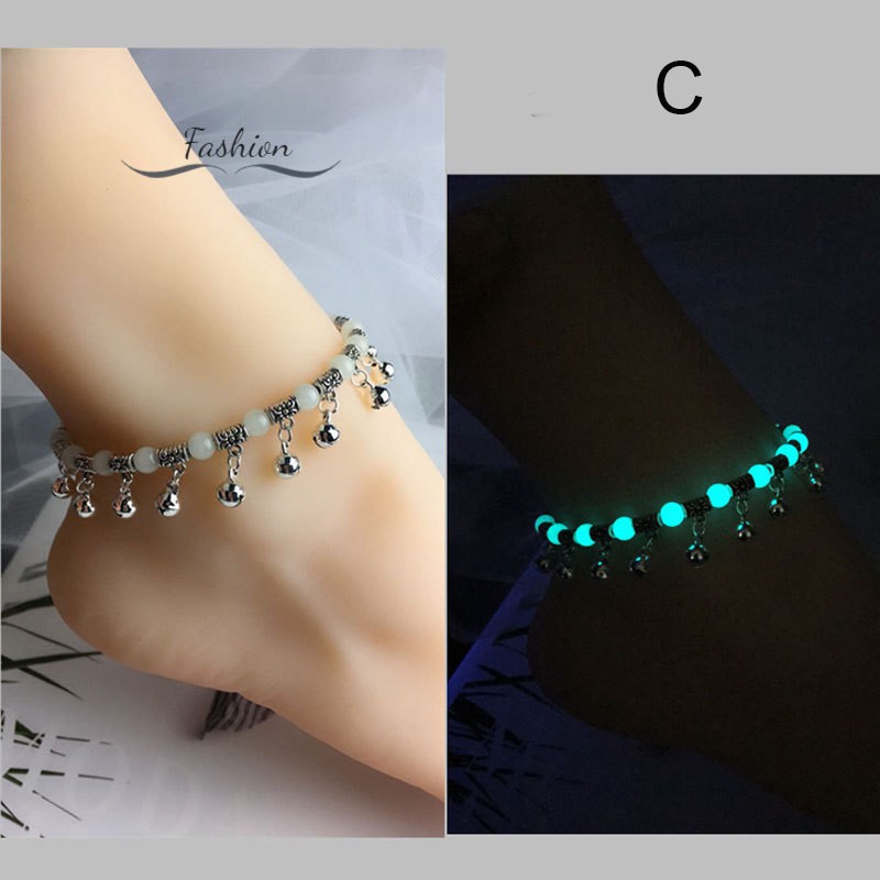 Lắc chân thời trang đính đá phát sáng tùy chỉnh kiểu cổ điển thanh lịch dành cho nữ