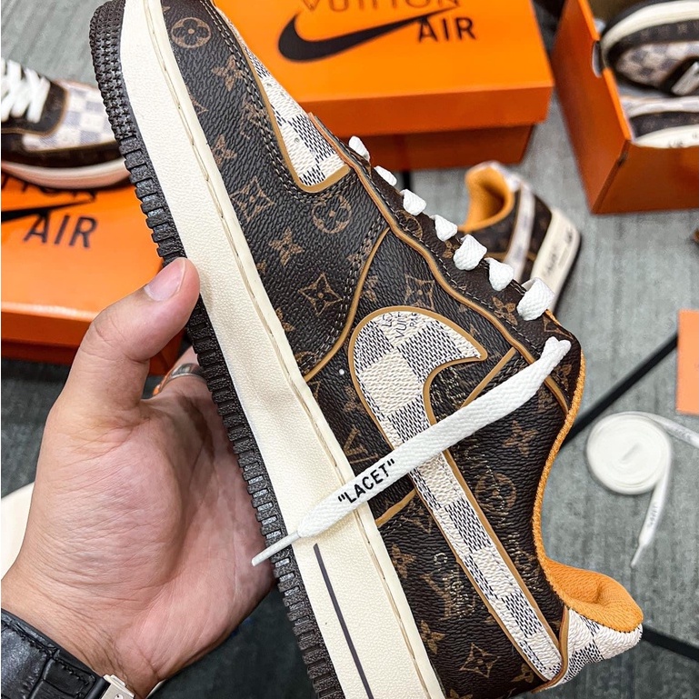 Giày Air Force 1, Af1 Lv Bản trung chuẩn cao cấp Full Phụ Kiện.