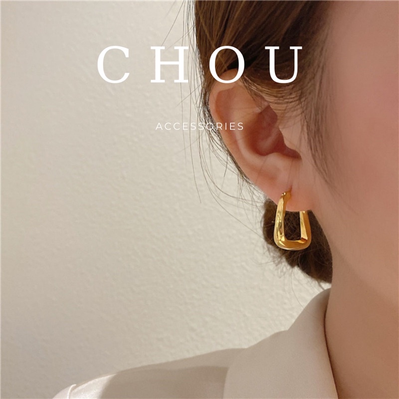Bông Tai Vuông Vintage | CHOU ACCESSORIES |