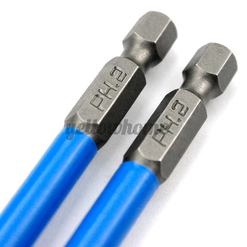 Bộ 10 Tuốc Nơ Vít Lục Giác Từ Tính Ph2 1 / 4 Inch S2 Phillips