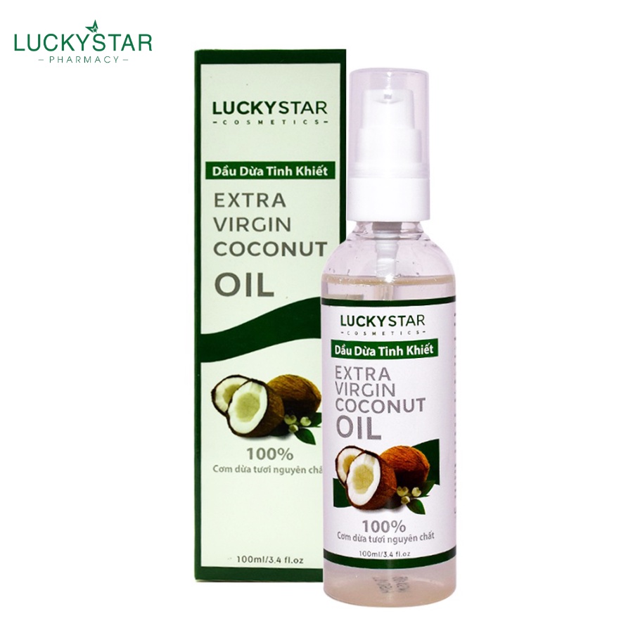 Dầu Dừa Nguyên Chất Lucky Star (100ml)