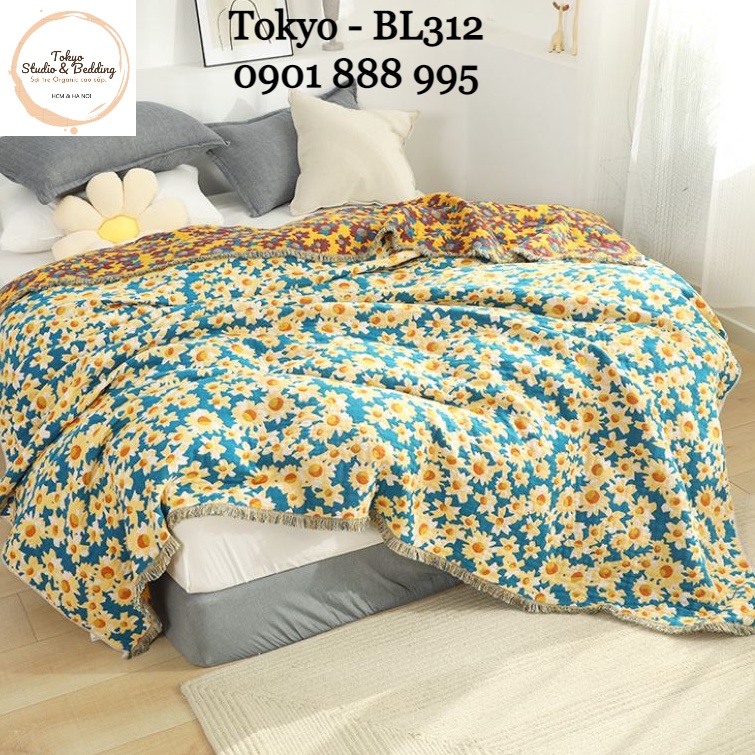 S71_Chăn Xô Organic Cotton Dòng Cao Cấp