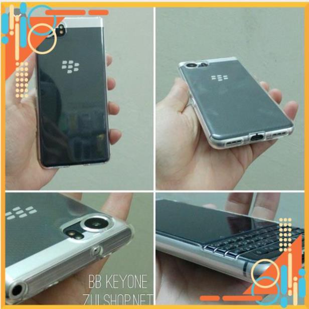 Ốp lưng Blackbery KeyOne silicon dẻo trong suốt ( Loại tốt )