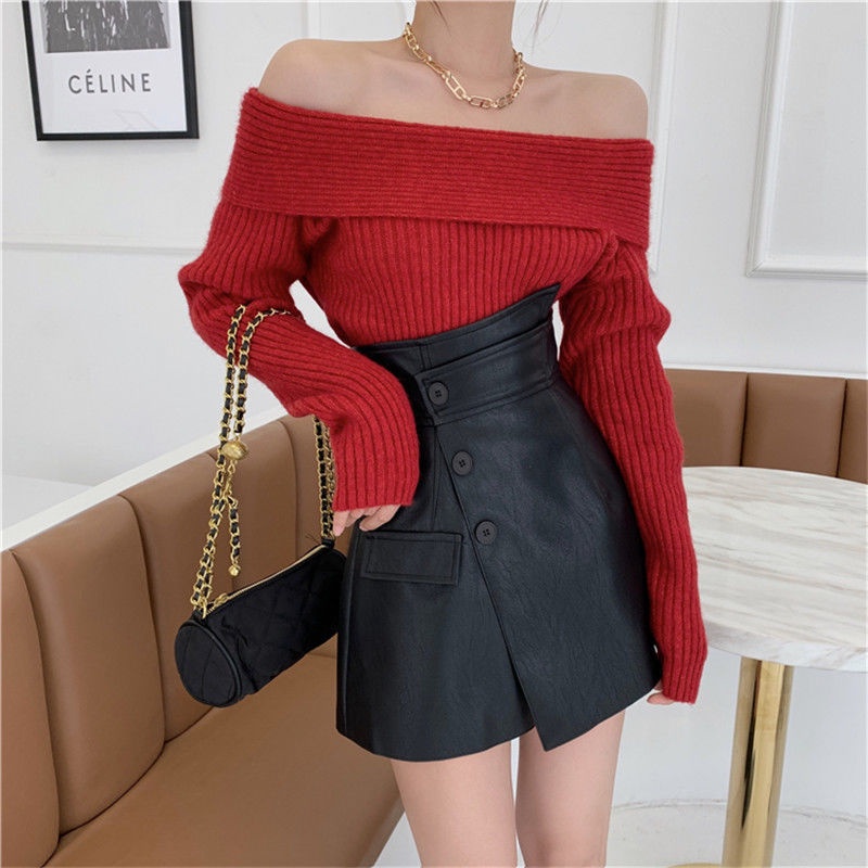 Quần short da vạt chéo 3 cúc nắp túi Quảng Châu Thời trang nữ - GUEM Clothes