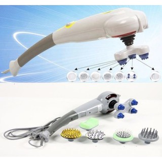 Máy Massage Cầm Tay 7 Đầu Có Đèn Hồng Ngoại