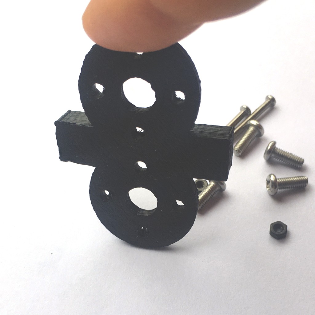 Gá động cơ xe tải 1/24 vừa truyền động vừa nâng ben 2 trong 1