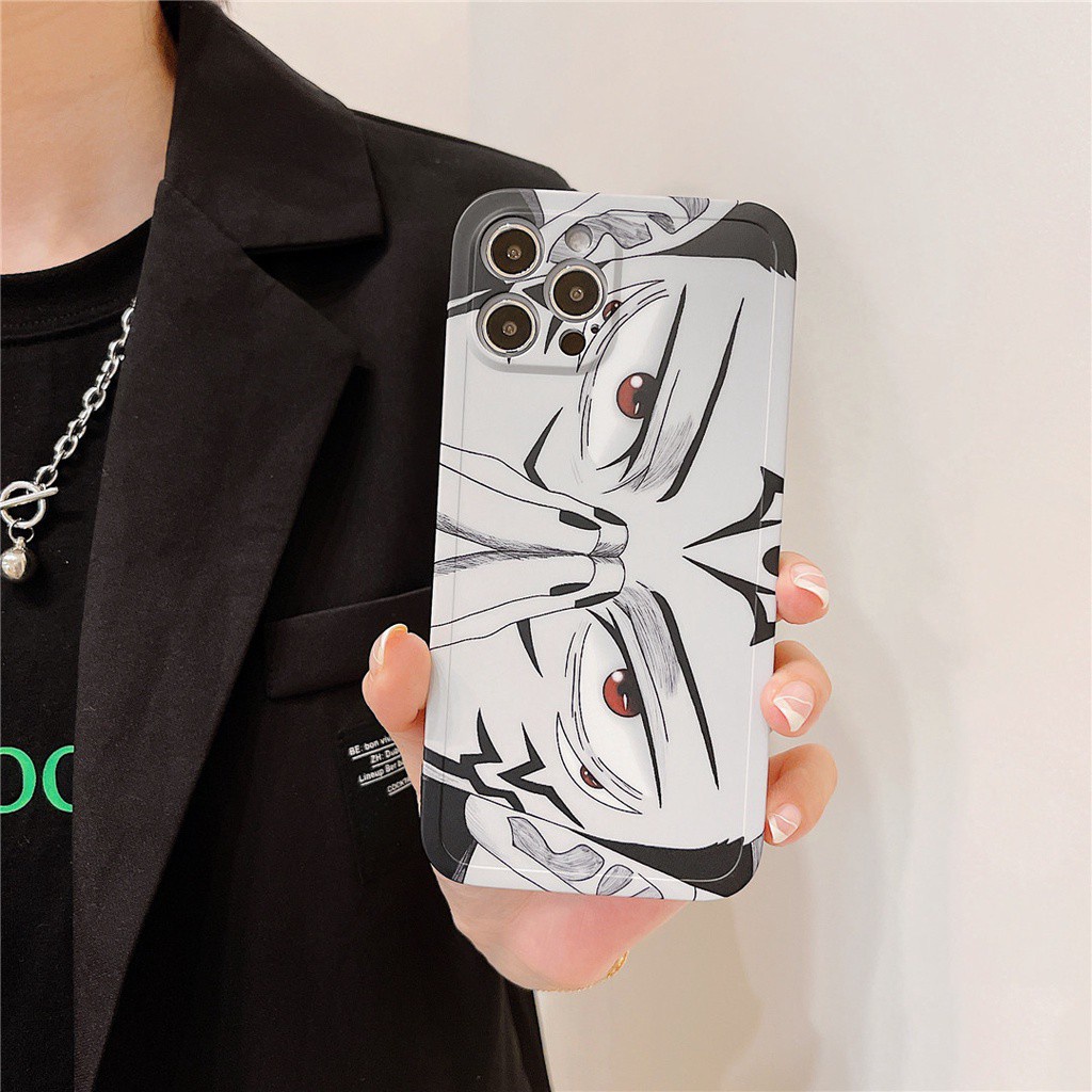 Ốp điện thoại nhựa mềm in hình Jujutsu Kaisen thích hợp cho Iphone14 13 12 11 Pro Max 7 / 8plus Se2020 X / Xs Xr Xsmax