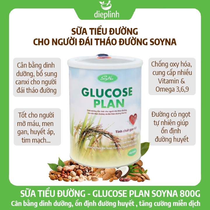 Sữa thực vật glucose plan 800g - Chính hãng,tốt cho tim mạch.