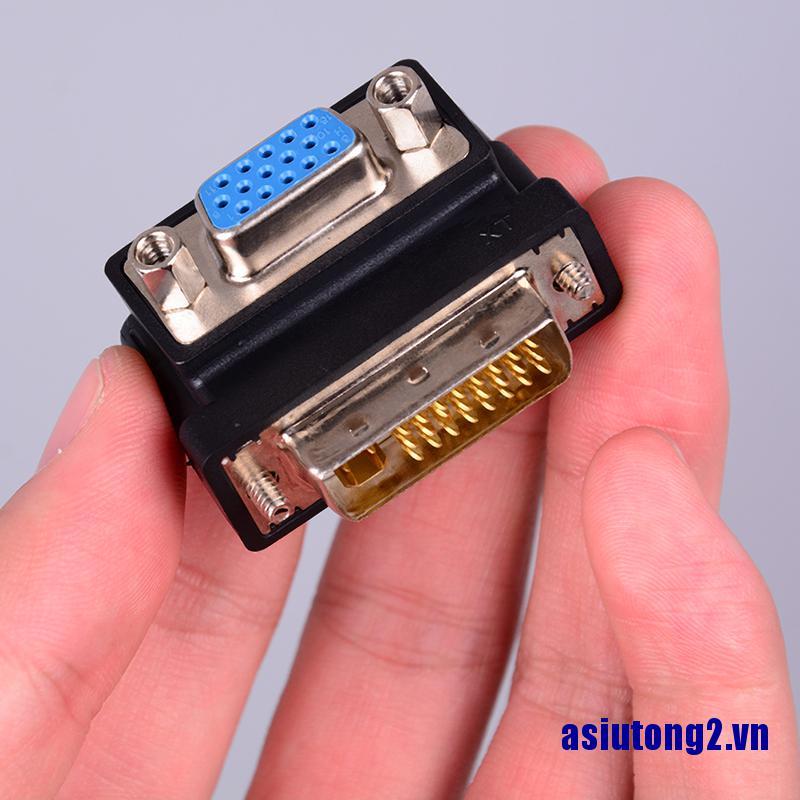 Đầu Chuyển Đổi Dvi-I 24 + 5 Pin Sang Vga 15 Pin Đầu Cái 90 Độ | BigBuy360 - bigbuy360.vn