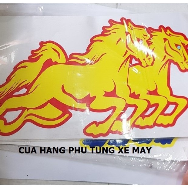 Tem song mã gắn các loại xe