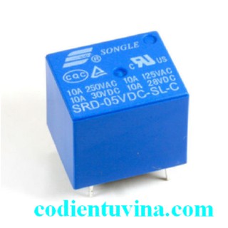 Relay 5V 10A 5Chân SRD-05VDC-SL-C