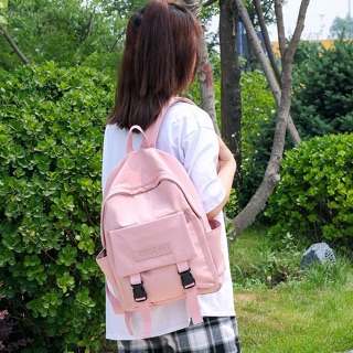 Balo Ulzzang 2 dải khoá phong cách hàn quốc chống thấm nước