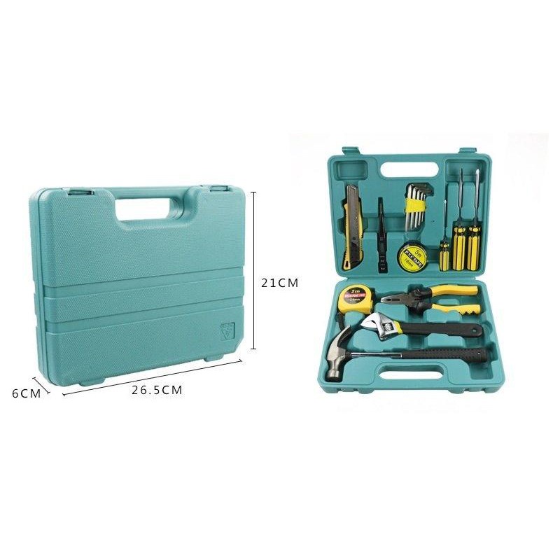 Bộ dụng cụ sửa chữa đa năng SSR 16 chi tiết full hộp đựng tiện lợi MiibooShi D2.076