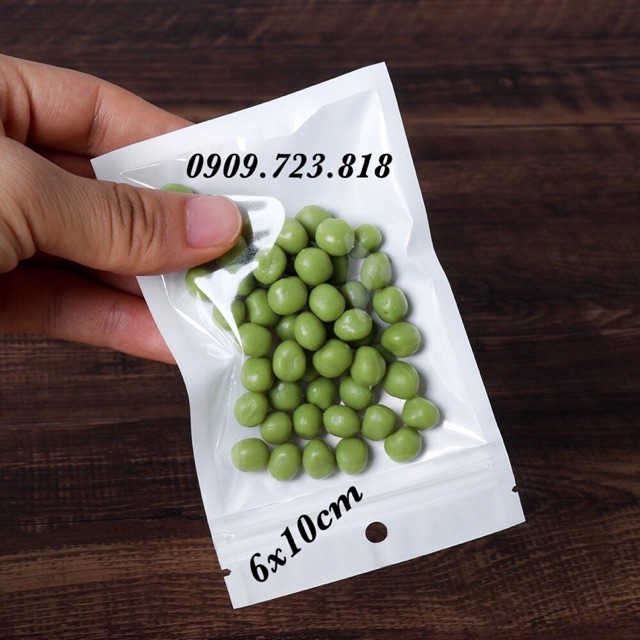 Set 10 túi zip khoá size 6x10cm