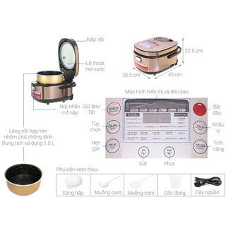Lòng nồi cơm điện tử sunhouse shd8900 shd8915 shd8955 shd8903 shd8909