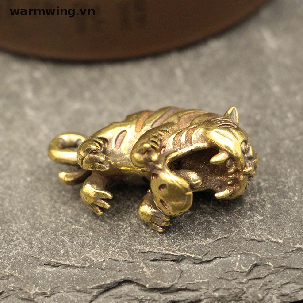 Móc Khóa Hình Chú Hổ Bằng Đồng Thau Dễ Thương