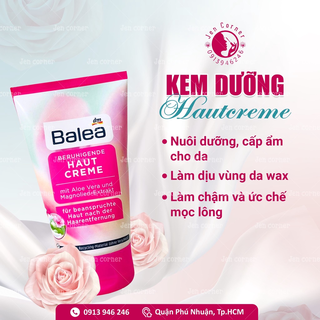 Kem dưỡng sau cạo/wax lông Balea