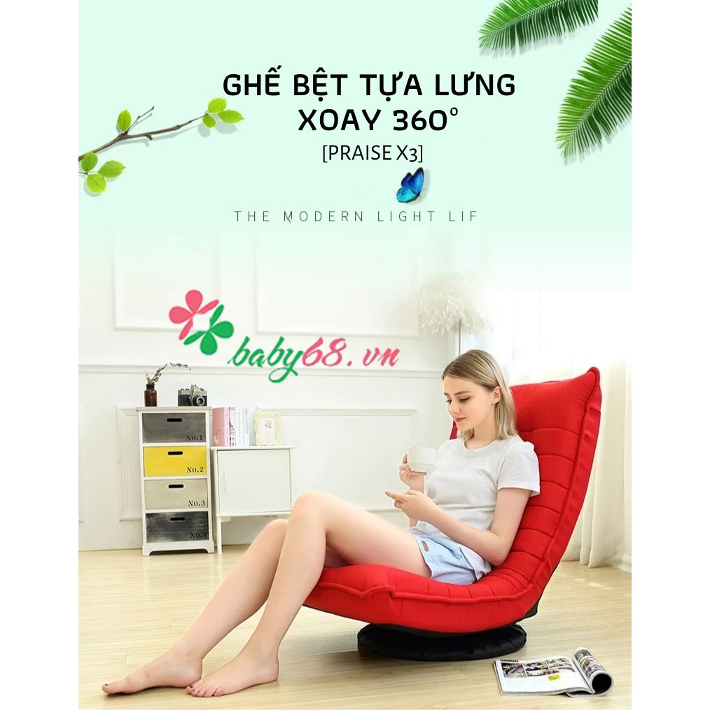 Ghế Sofa xoay 360 độ Lazy Tatami Praise X3