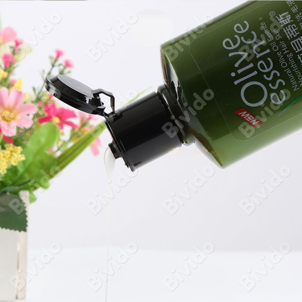 Sữa tắm Olive Essence cho chó mèo mượt lông ngừa nấm chai 450ml - Bivido