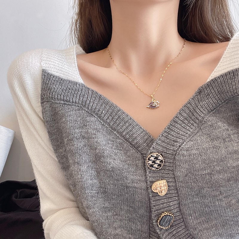 Dây chuyền titan nữ không gỉ, vòng cổ titan mặt thiên nga đính đá pha lê cao cấp thiết kế sang trọng mẫu mới 2022