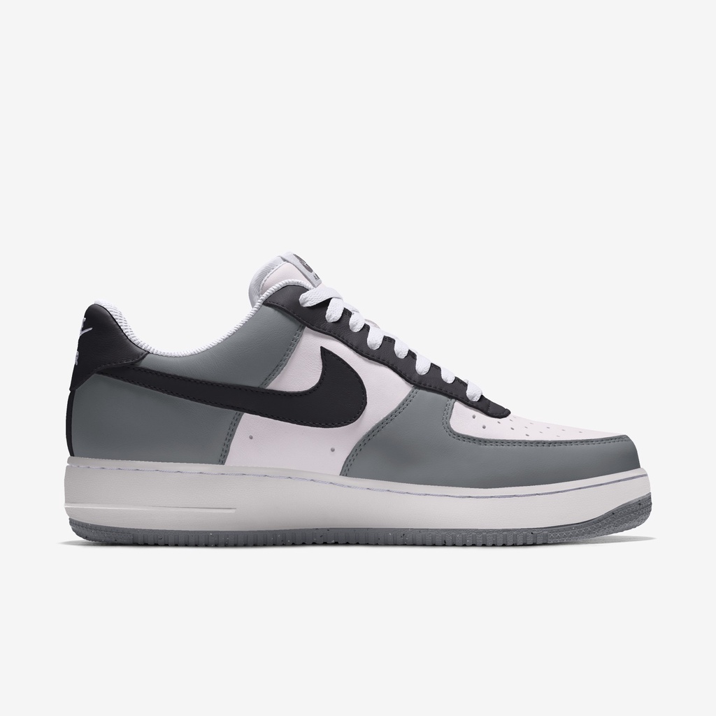 Giày Nike Air Force 1 Custom HÀNG CHÍNH HÃNG Nike AF1 By You Light Smoke Grey - Sneaker Thể Thao AF1 - Simple Sneaker