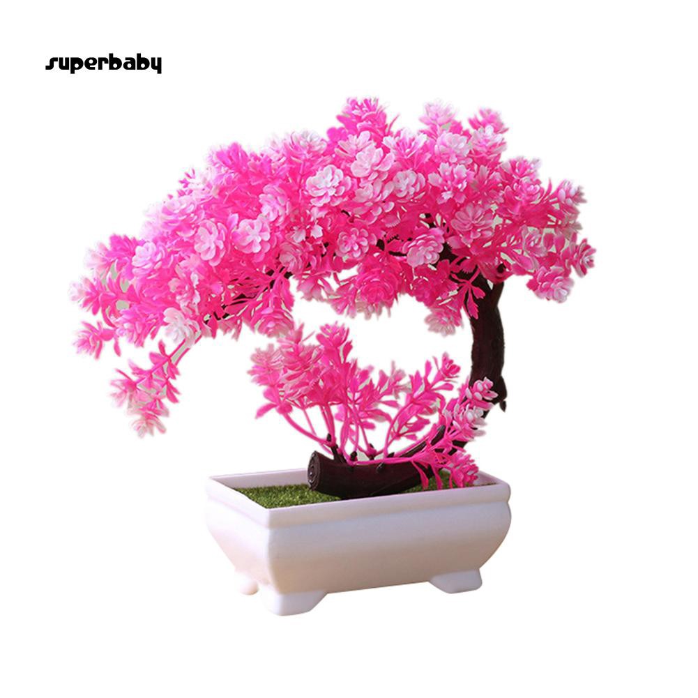 Cây bonsai giả trang trí không gian xanh trong nhà