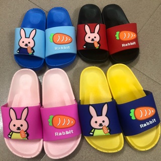 Dép nhựa hình chú thỏ ăn Cà rốt siêu Kute, hàng có sẵn, size 24-35