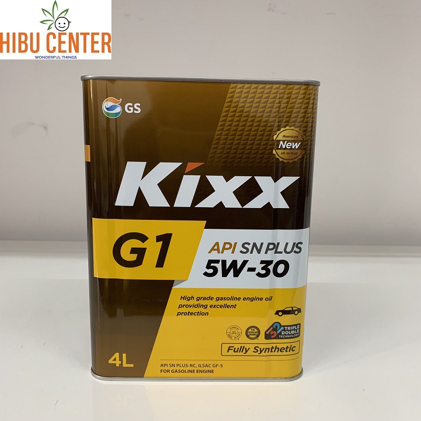 [ Nhập Hàn Quốc ] Dầu Nhớt KIXX G1 API SN PLUS 5W-30, 4 Lít Chuyên Động Cơ Xăng - HIBUCENTER