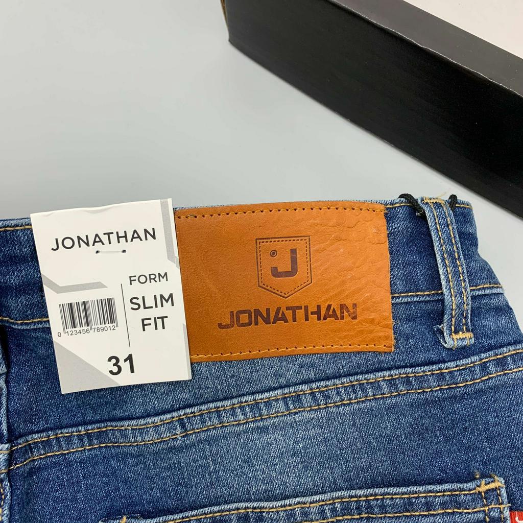 Quần jean nam xanh đá mài xước JONATHAN QJ063 vải denim cao cấp co dãn 4 chiều, form dáng chuẩn đẹp, hottrend