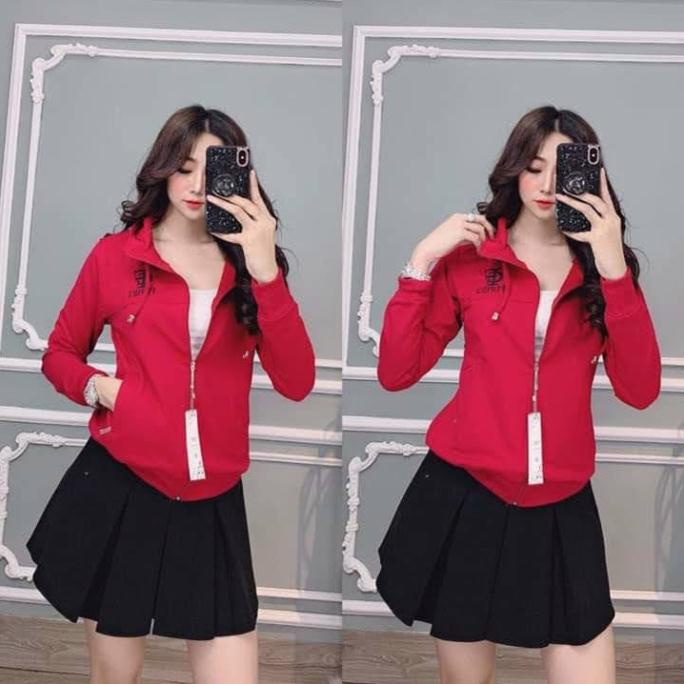Áo khoác nữ thun da cá dài chống nắng thêu FC 💟