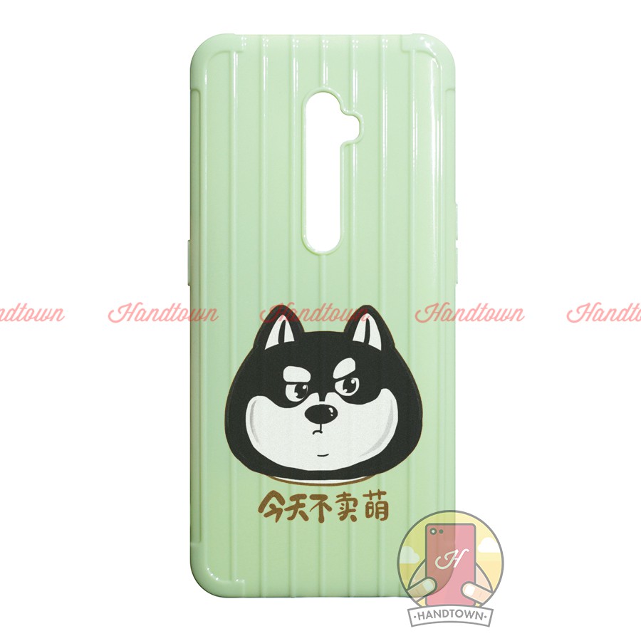 Ốp Lưng TPU Dẻo Vali Chất Sọc Dành Cho Oppo Reno 2 In Hình