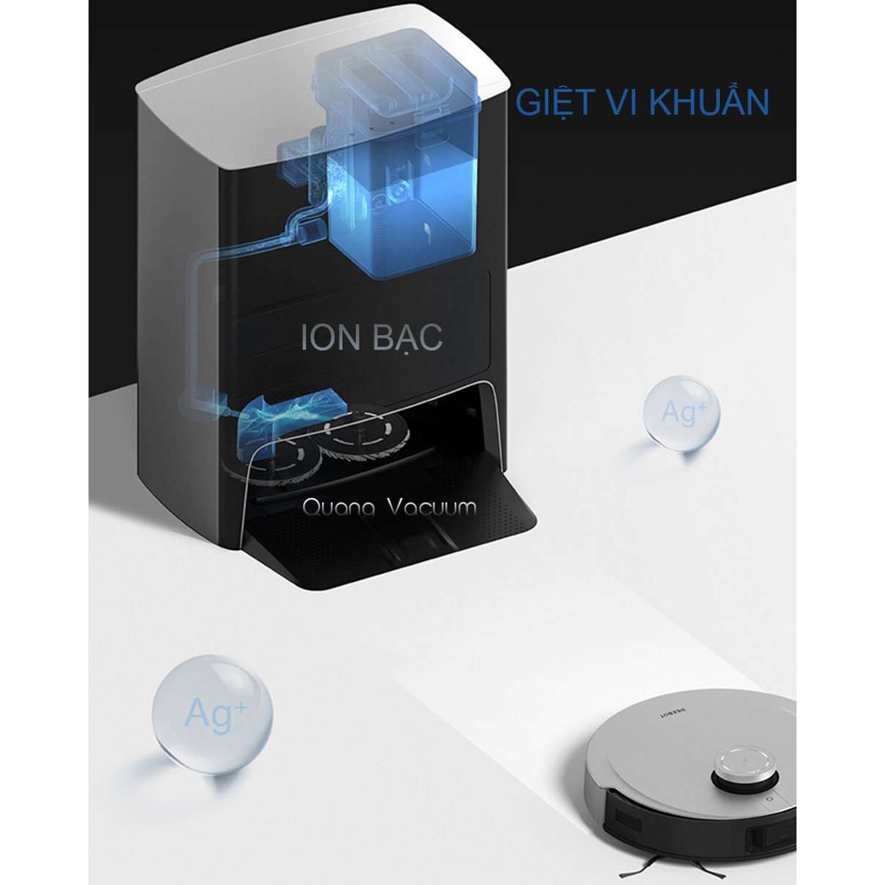 Robot Hút Bụi Lau Nhà Ecovacs Deebot X1 Omni- Lực hút 5000Pa - Hàng Chính Hãng - Bảo hành 24 tháng