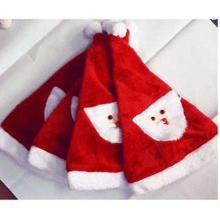 Mũ Noel nón ông già noel vải nhung loại đẹp